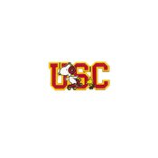 USC Trojans Cardinal Snoopy and Woodstock Rollerskating Pin